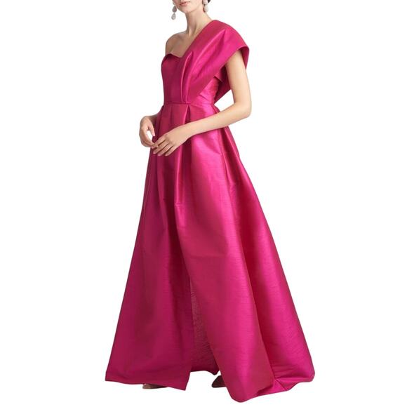 SACHIN + BABI Clarissa Aqua Gown with Pockets Size 12 New with Tag MSRP $1195 - Picture 5 of 10